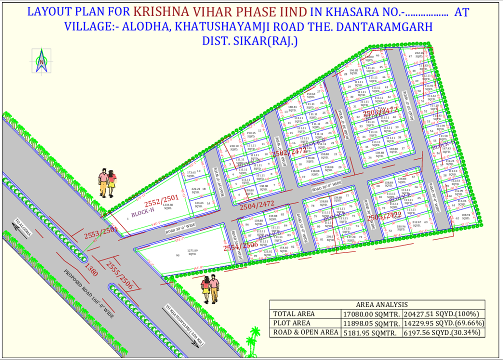 Plots in Krishna Vihar Phase 2